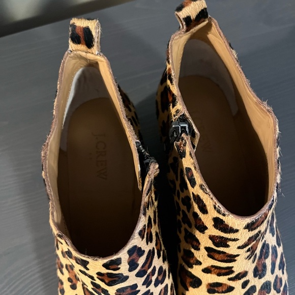 J Crew Sawyer Calf Hair Ankle Booties NEW - Picture 4 of 7